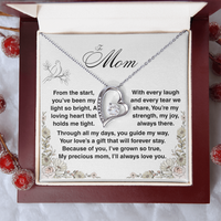 Load image into Gallery viewer, To Mom - Your Loves a Gift - Forever Love Necklace
