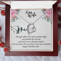 Load image into Gallery viewer, To my Wife - Valentines Day - Forever love necklace
