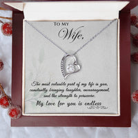 Load image into Gallery viewer, To my Wife - My love for you is endless - Forever Love Necklace

