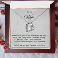 Load image into Gallery viewer, To my Wife - You&#39;re the Melody to My Song - Forever Love Necklace
