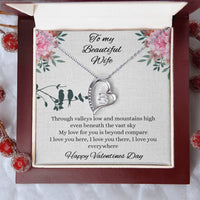 Load image into Gallery viewer, To my Beautiful Wife - Valentines day - Forever Love Necklace
