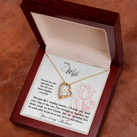 Load image into Gallery viewer, To my Wife - Through life's winding journey - Forever Love Necklace
