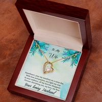 Load image into Gallery viewer, To my Wife - Your my sunshine on a rainy day - Forever Love Necklace
