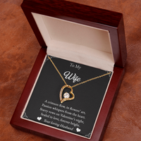 Load image into Gallery viewer, To my Wife - Passion whispers from the heart - Forever Love Necklace
