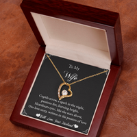 Load image into Gallery viewer, To my Wife - Cupids arrow, a spark in the night - Forever Love Necklace
