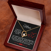 Load image into Gallery viewer, To my Mom - Your Wisdom is my shelter - Forever Love Necklace

