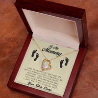 Load image into Gallery viewer, To My Mommy - Soon We&#39;ll Meet And Never Part - Forever Love Necklace
