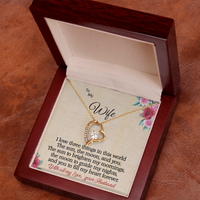 Load image into Gallery viewer, To my Wife - I love 3 things - Forever Love Necklace
