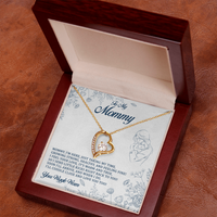 Load image into Gallery viewer, To My Mommy - I Send Little Kicks Right Back To You - Forever Love Necklace
