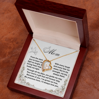 Load image into Gallery viewer, To Mom - Your Loves a Gift - Forever Love Necklace
