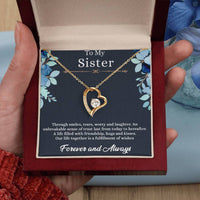 Load image into Gallery viewer, To my sister - forever love  necklace
