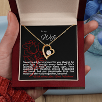 Load image into Gallery viewer, To my Wife - I'll hold your hand tight - Forever Love Necklace
