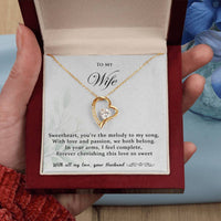 Load image into Gallery viewer, To my Wife - You&#39;re the Melody to My Song - Forever Love Necklace
