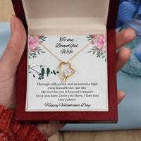 Load image into Gallery viewer, To my Beautiful Wife - Valentines day - Forever Love Necklace
