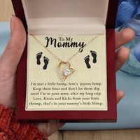 Load image into Gallery viewer, Forever Love Necklace - To my Mommy from your little bump
