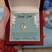 Load image into Gallery viewer, To my loving wife - Forever love necklace - Happy Valentines day
