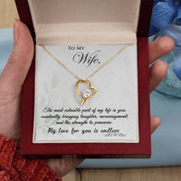 Load image into Gallery viewer, To my Wife - My love for you is endless - Forever Love Necklace
