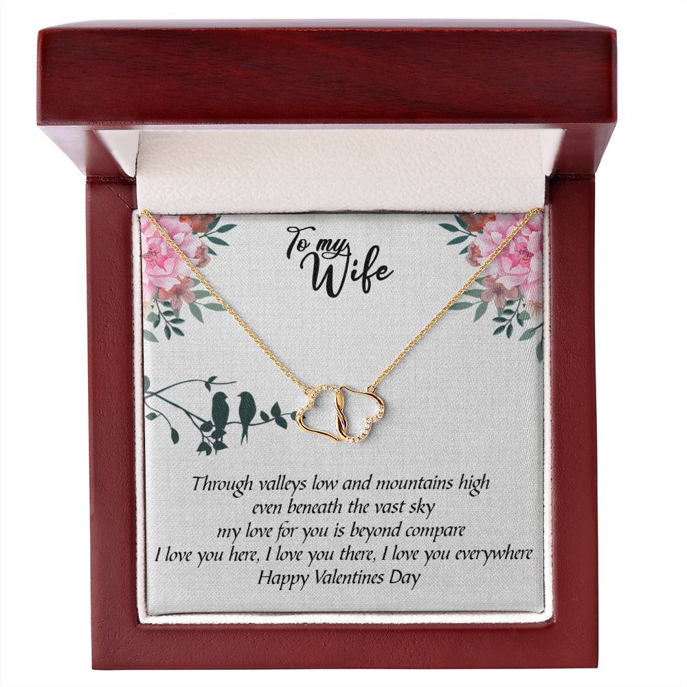 To my Wife - Valentines Day - Everlasting love necklace