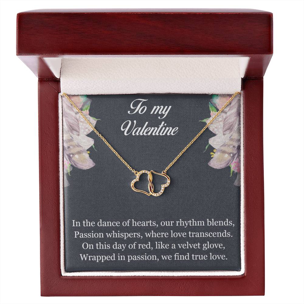 To my Valentine - Everlasting Love Necklace