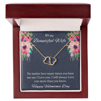 Load image into Gallery viewer, To my Beautiful Wife - Everlasting Love Necklace - Valentines day necklace
