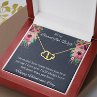Load image into Gallery viewer, To my Beautiful Wife - Everlasting Love Necklace - Valentines day necklace
