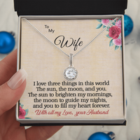 Load image into Gallery viewer, To my Wife - I love 3 things - Eternal Hope  Necklace
