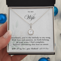Load image into Gallery viewer, To my Wife - You're the melody to my song - Eternal Hope Necklace
