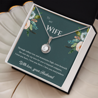 Load image into Gallery viewer, To my Wife, My love for you is beyond compare, Eternal Hope Necklace
