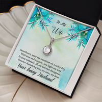 Load image into Gallery viewer, To my Wife - Your my sunshine on a rainy day - Eternal Hope Necklace
