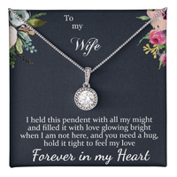 Load image into Gallery viewer, To my Wife - Forever in my Heart - Eternal Hope Necklace

