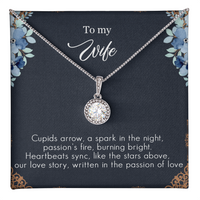 Load image into Gallery viewer, To my Wife - Cupids arrow - Eternal Hope Necklace
