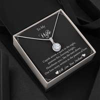 Load image into Gallery viewer, To my Wife - Cupids arrow, a spark in the night - Eternal Hope Necklace
