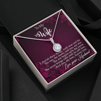 Load image into Gallery viewer, To my Wife - I cherish three things - Eternal Hope Necklace
