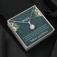 Load image into Gallery viewer, To my Wife, My love for you is beyond compare, Eternal Hope Necklace
