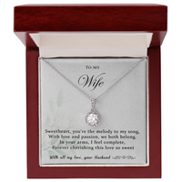 Load image into Gallery viewer, To my Wife - You're the melody to my song - Eternal Hope Necklace
