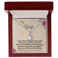 Load image into Gallery viewer, To my Wife - I love 3 things - Eternal Hope  Necklace
