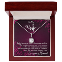 Load image into Gallery viewer, To my Wife - I cherish three things - Eternal Hope Necklace

