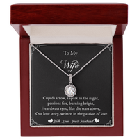 Load image into Gallery viewer, To my Wife - Cupids arrow, a spark in the night - Eternal Hope Necklace
