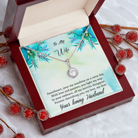Load image into Gallery viewer, To my Wife - Your my sunshine on a rainy day - Eternal Hope Necklace
