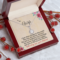 Load image into Gallery viewer, To my Wife - I love 3 things - Eternal Hope  Necklace
