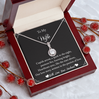 Load image into Gallery viewer, To my Wife - Cupids arrow, a spark in the night - Eternal Hope Necklace
