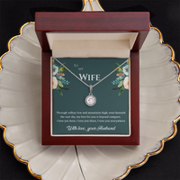 Load image into Gallery viewer, To my Wife, My love for you is beyond compare, Eternal Hope Necklace
