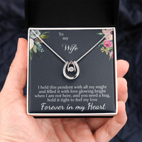 Load image into Gallery viewer, To my Wife - Forever in my Heart - Lucky in Love Necklace
