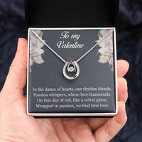 Load image into Gallery viewer, To my Valentine - Lucky in Love Necklace
