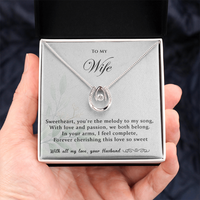 Load image into Gallery viewer, To my Wife - You're the melody to my song - Lucky in Love Necklace
