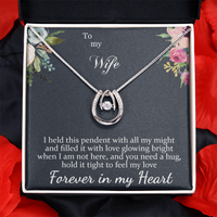 Load image into Gallery viewer, To my Wife - Forever in my Heart - Lucky in Love Necklace
