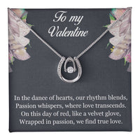Load image into Gallery viewer, To my Valentine - Lucky in Love Necklace
