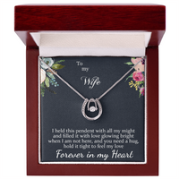 Load image into Gallery viewer, To my Wife - Forever in my Heart - Lucky in Love Necklace
