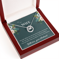 Load image into Gallery viewer, To my Wife, My love for you is beyond compare, Lucky in Love Necklace
