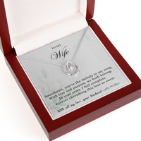 Load image into Gallery viewer, To my Wife - You're the melody to my song - Lucky in Love Necklace
